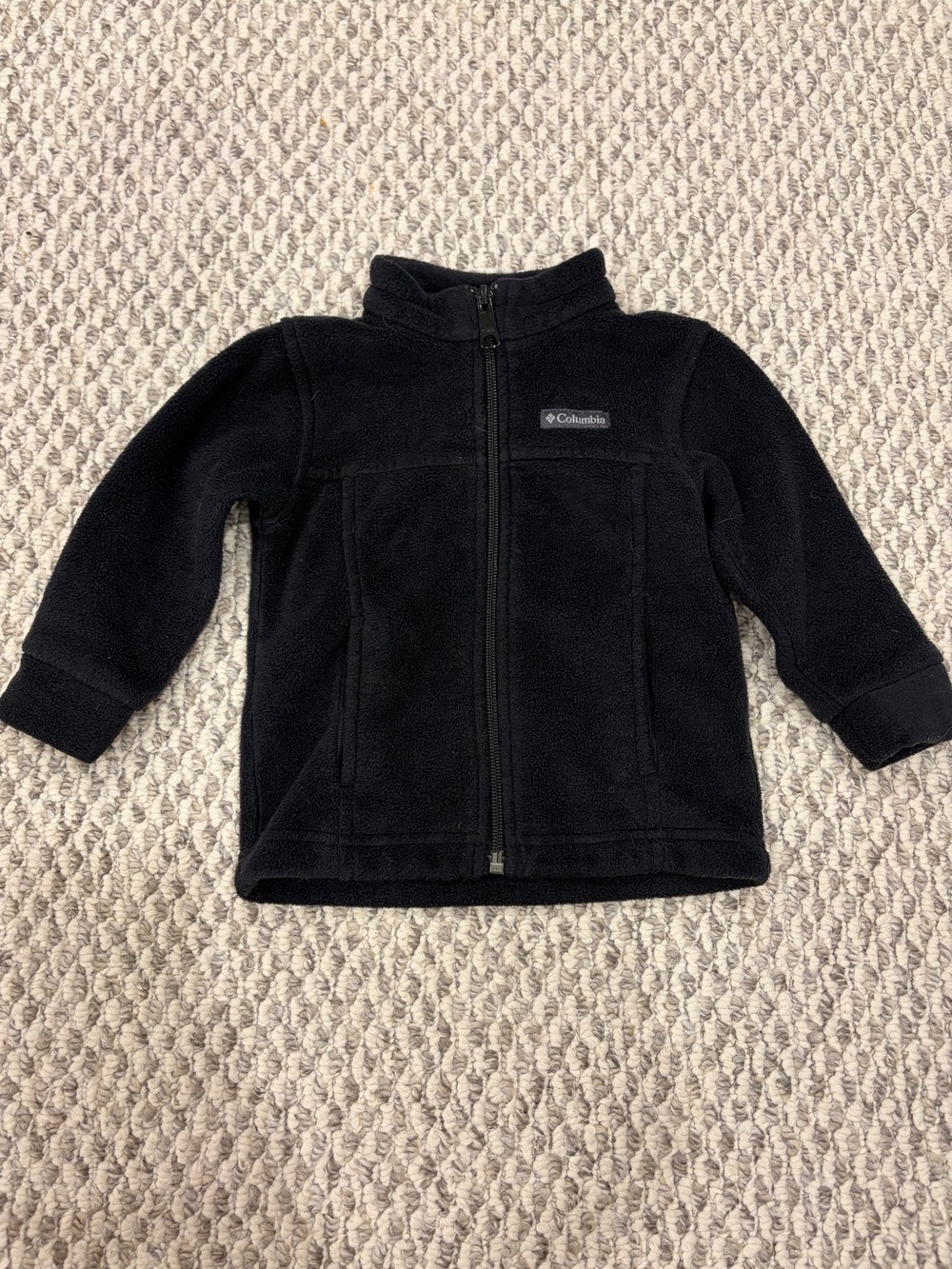 Columbia Kids Black Zip-Up Fleece Jacket